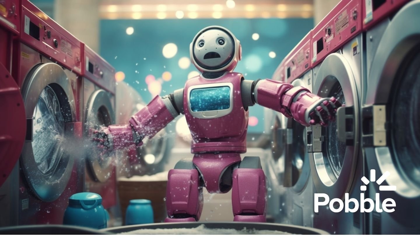 Pobble Robot laundrette writing prompt