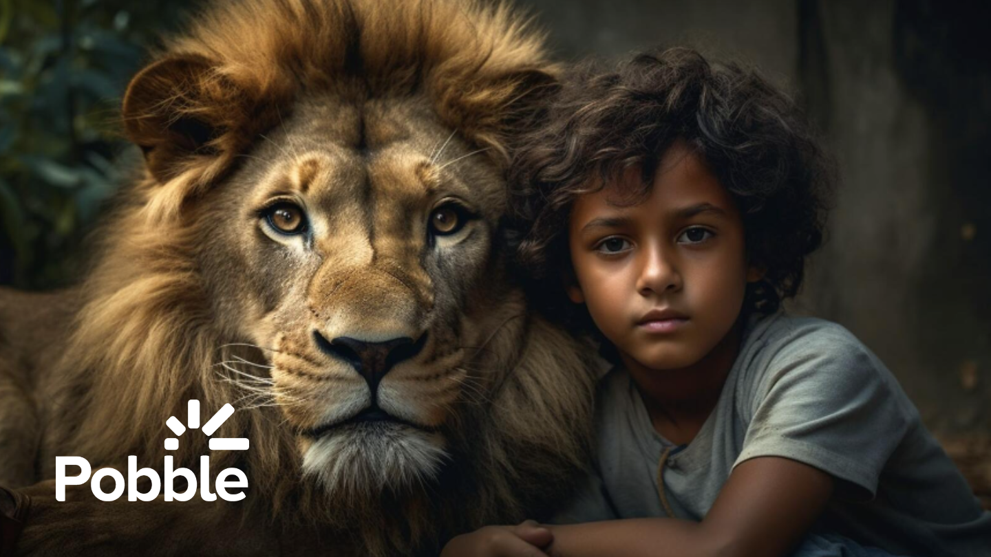 Pobble lion heart